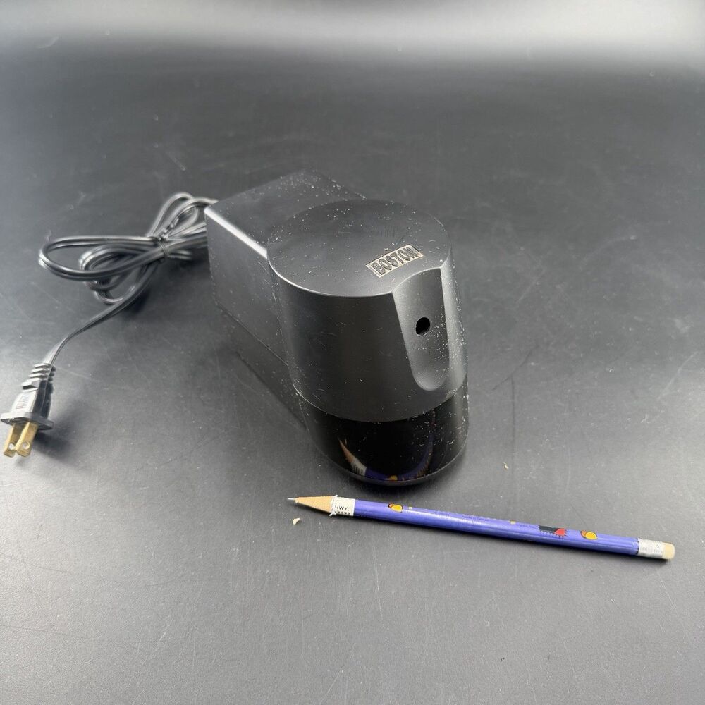Boston Model 21 Electric Pencil Sharpener Hunt Mfg Co Black Desktop Made in USA